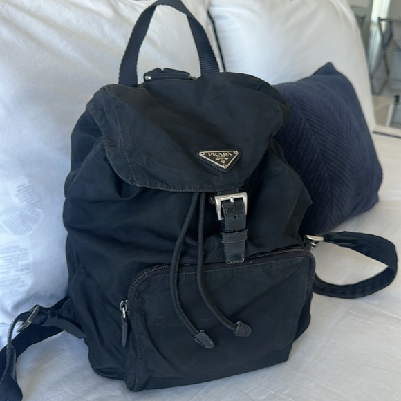 AUTHENTIC PRADA BLACK  NYLON BACKPACK - Picture 7 of 11